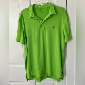 𝅺Polo Ralph Lauren performance Golf Polo Shirt Lime Green Men’s Size XL